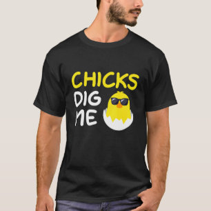 Kuikens Vind Ik Leuk Pasen Grap Cool Kip Eierspel T-shirt