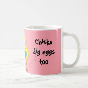 Kuikens vinden eieren ook leuk koffiemok