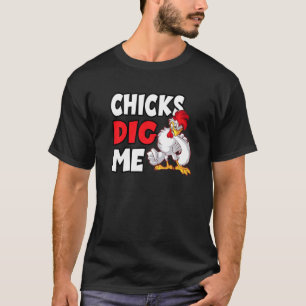 Kuikens Vinden Me Leuk Als Kippenboer T-shirt