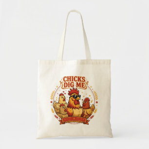 KUIKENS VINDEN ME Leuk Kippen Boodschappentasje Tote Bag