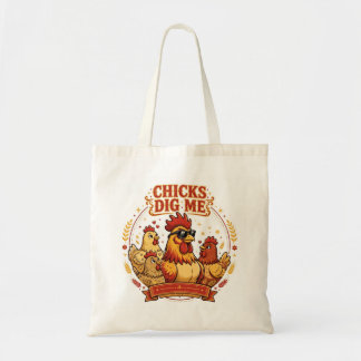KUIKENS VINDEN ME Leuk Kippen Boodschappentasje Tote Bag