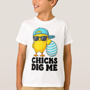 Kuikens Vinden Me Pasen Peuter Jongens Mannen Gelu T-shirt