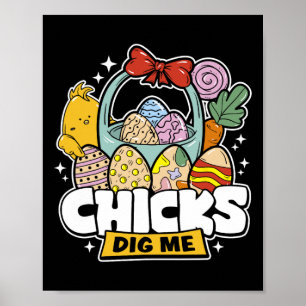 Kuikens Vinden Mij Pasen Peuter Jongens Mannen Gel Poster