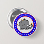 kuikens voor republikeinen knop ronde button 5,7 cm (Voorkant /achterkant)