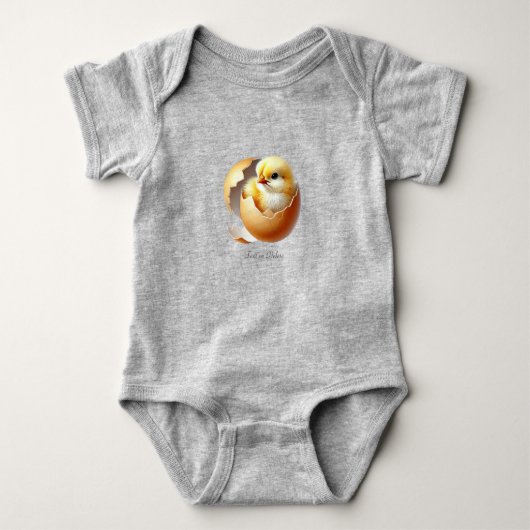 Kuikentje Uitbroedend Baby Bodysuit (Voorkant)