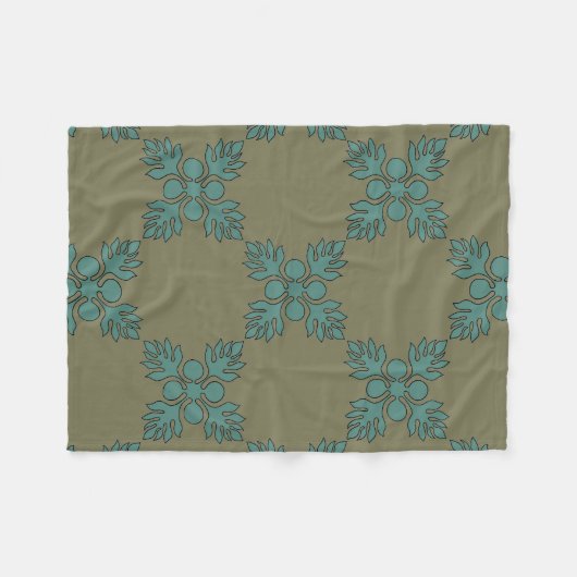 Kuiki Ulu Fleece Deken (Voorkant (Horizontaal))