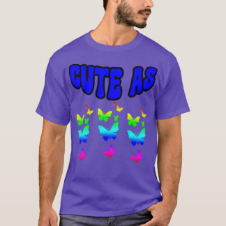 KUILEN ALS BUTTERFLIES SNELLE BUTTERFLY PATTTERNEN T-SHIRT