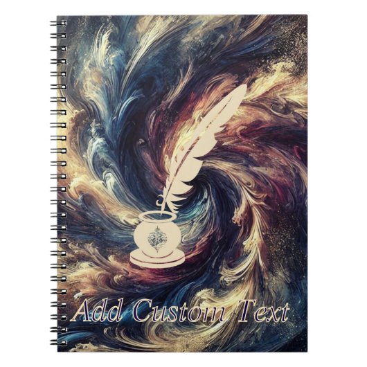 Kuilpen Modern Abstracte Kunst Notitieboek (Voorkant)