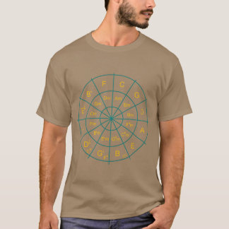 Kuintencirkel Muziekleraar Muziekstudent cadeau T-shirt
