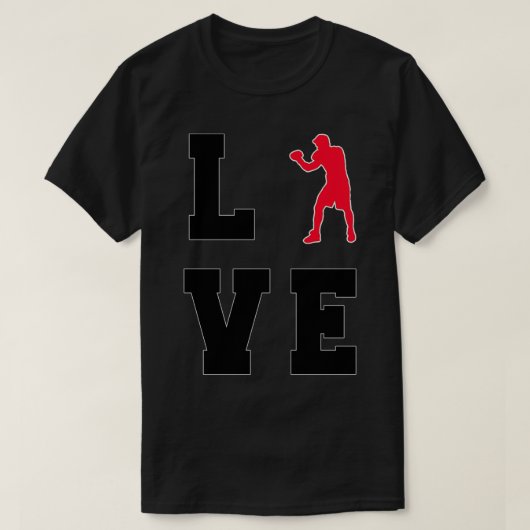 Kuip T-vergooiendoos voor LOVE Workout T-shirt (Design voorkant)