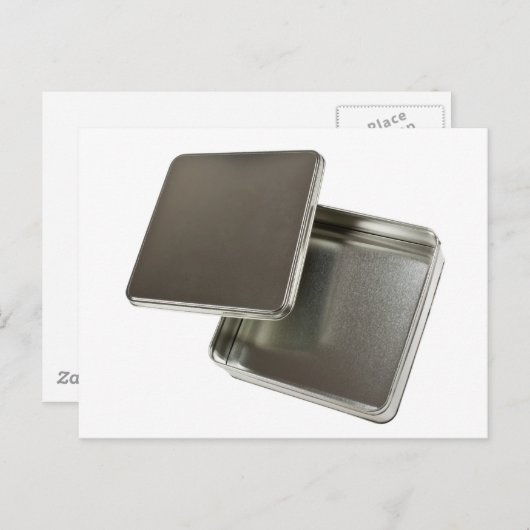 Kuip van metaal briefkaart (Voorkant / Achterkant)