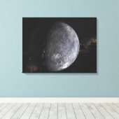 Kuiper Belt Object Canvas Afdruk (Insitu (Houten vloer))