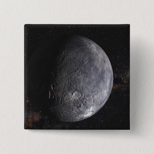 Kuiper Belt Object Vierkante Button 5,1 Cm (Voorkant)