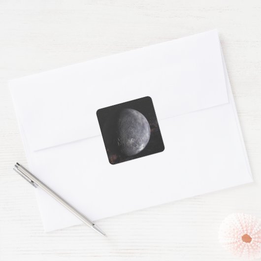 Kuiper Belt Object Vierkante Sticker (Envelop)