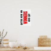 Kuiters winnen nooit winnende winnaars poster (Keuken)