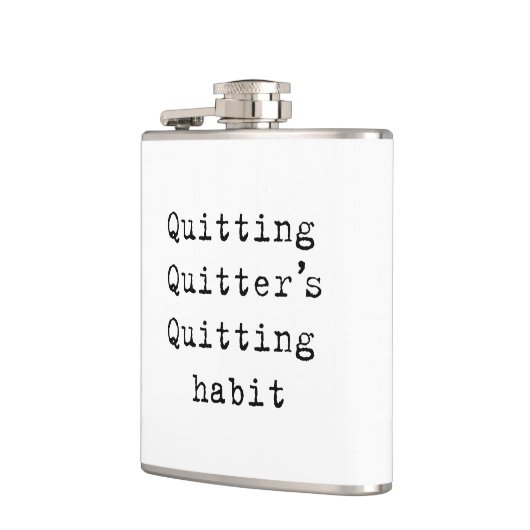 Kuitgewoonte Heupfles (Links)