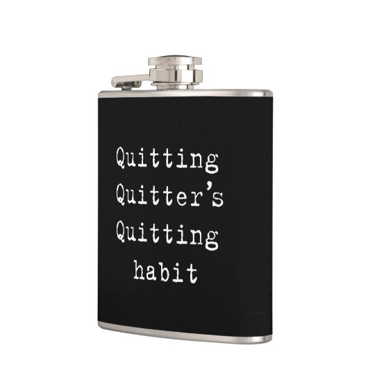 Kuitgewoonte Heupfles (Links)