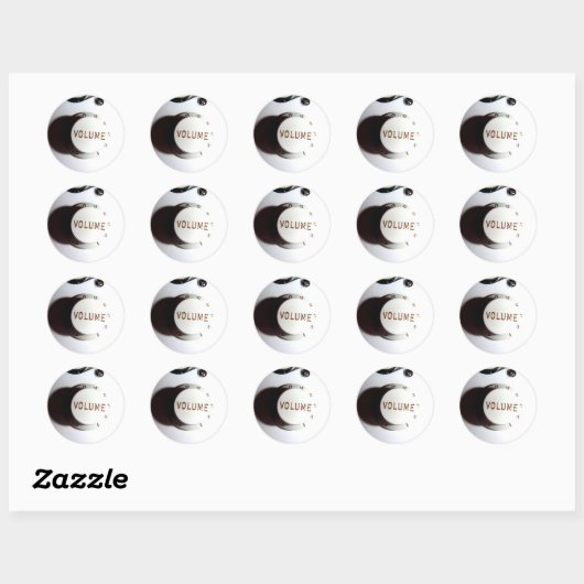 Kuitknop Volume Ronde Sticker (Vel)