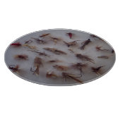 Kuitplaat van 12-inch decoratief cirkelglas. snijplank (Hoek)