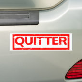 Kuitter Stamp Bumpersticker (Op auto)