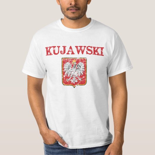 Kujawski Achternaam T-shirt (Voorkant)
