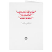 Kujichagulia - De geesten van Kwanzaa Notecard (Achterkant)