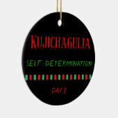 Kujichagulia - Kwanzaa Dag 2 | Versiering Keramisch Ornament (Rechts)