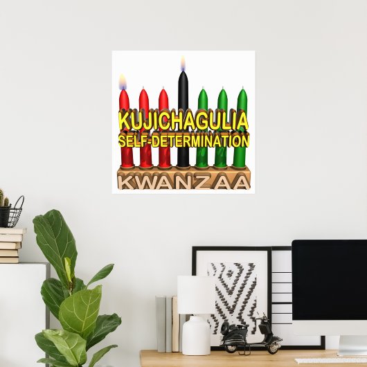 Kujichagulia Poster (Thuiskantoor)