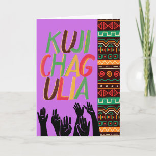 Kujichagulia Self-Determination Kwanzaa Kaart