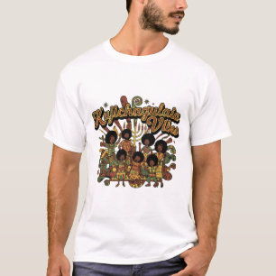 Kujichagulia Vibes Groovy Kwanzaa Familie T-Shirt