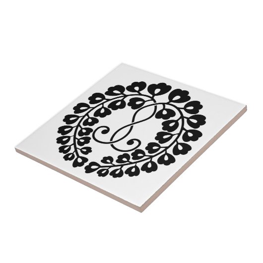 Kujo wisteria tegeltje (Zijkant)