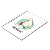 Kukeleku Grappige Kakadu Punt Notitieboek (Linkerzijde)