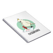 Kukeleku Grappige Kaketoe Woordspeling  Notitieboek (Rechterzijde)