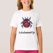 Kukelesaantje pixel art t-shirt (Voorkant)