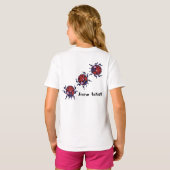 Kukelesaantjes pixelart shirt (Achterkant volledig)