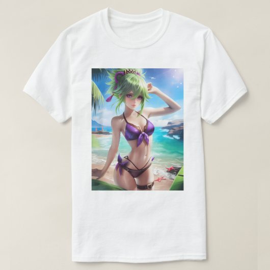Kuki Shinobu Zwempak 76 T-shirt (Design voorkant)