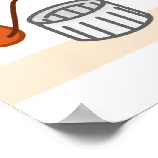 Kukie en tandenborstel 2 poster (Hoek)