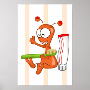 Kukie en tandenborstel 3 poster