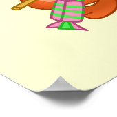 Kukie en tandenborstel poster (Hoek)