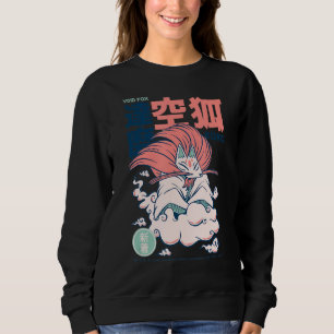 Kuko een goede naturel japans yokai als een vos in trui