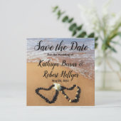 Kukui Nut Lei Beach Save the Date (Staand voorkant)