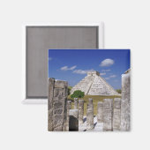 Kukulcan Pyramid, gezien vanuit de groep van de Magneet (Voorkant / Achterkant)