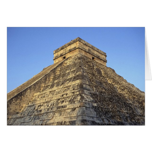Kukulcan-tempel of Castillo-kasteel) in (Voorkant Horizontaal)