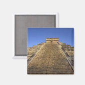 Kukulcan-tempel of Castillo-kasteel) in 2 Magneet (Voorkant / Achterkant)