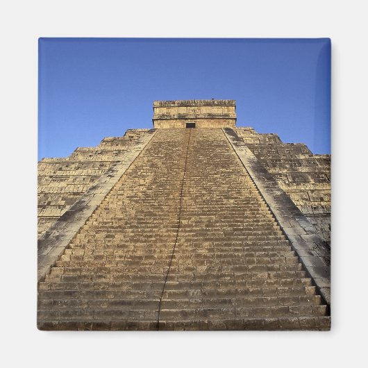 Kukulcan-tempel of Castillo-kasteel) in 2 Magneet (Voorkant)