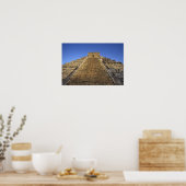 Kukulcan-tempel of Castillo-kasteel) in 2 Poster (Keuken)