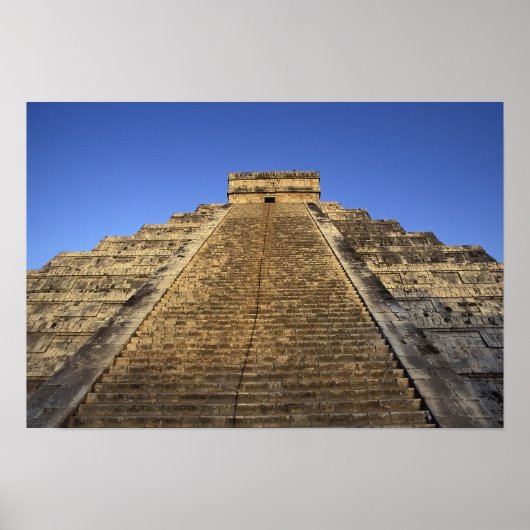 Kukulcan-tempel of Castillo-kasteel) in 2 Poster (Voorkant)