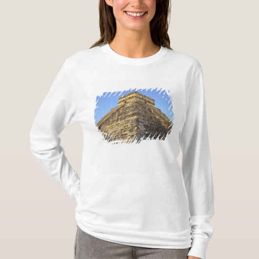 Kukulcan-tempel of Castillo-kasteel) in T-shirt (Voorkant)