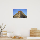 Kukulcan Temple of Castillo Castle) in Poster (Keuken)