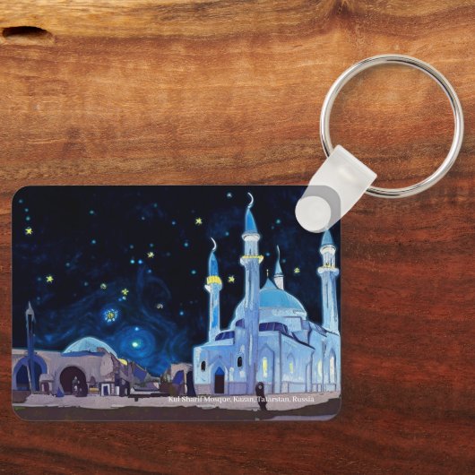 Kul Sharif Mosque, Kazan, Tatarstan op een sleutel Sleutelhanger (Voorkant)